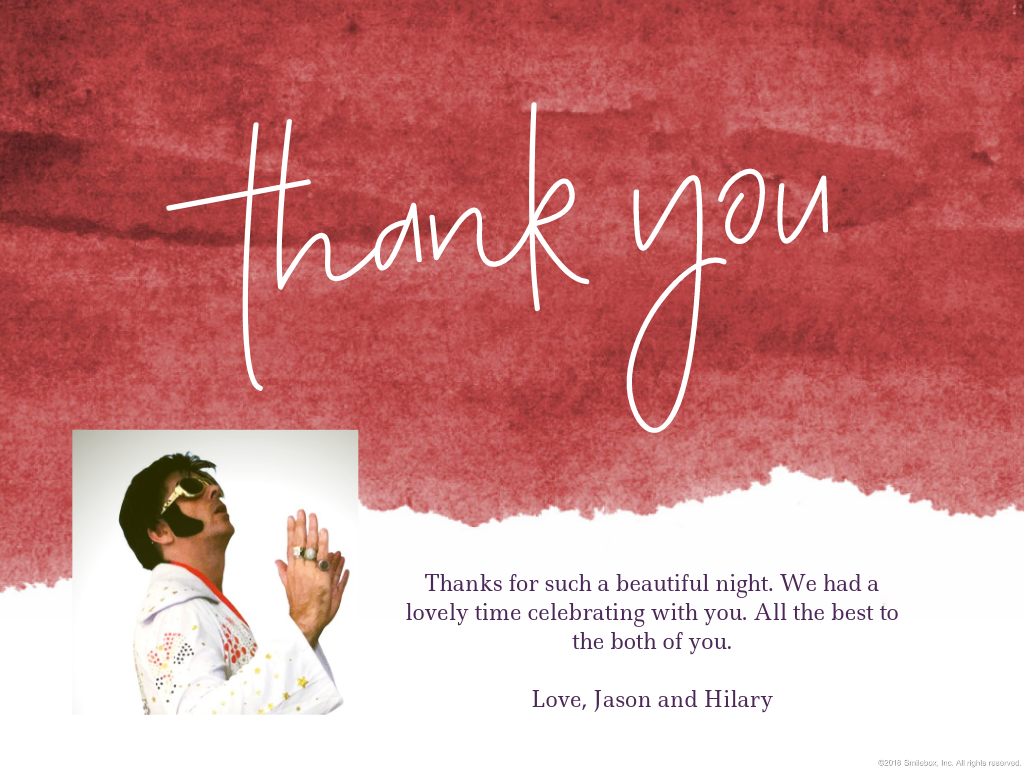 elvis ecard greeting thank you